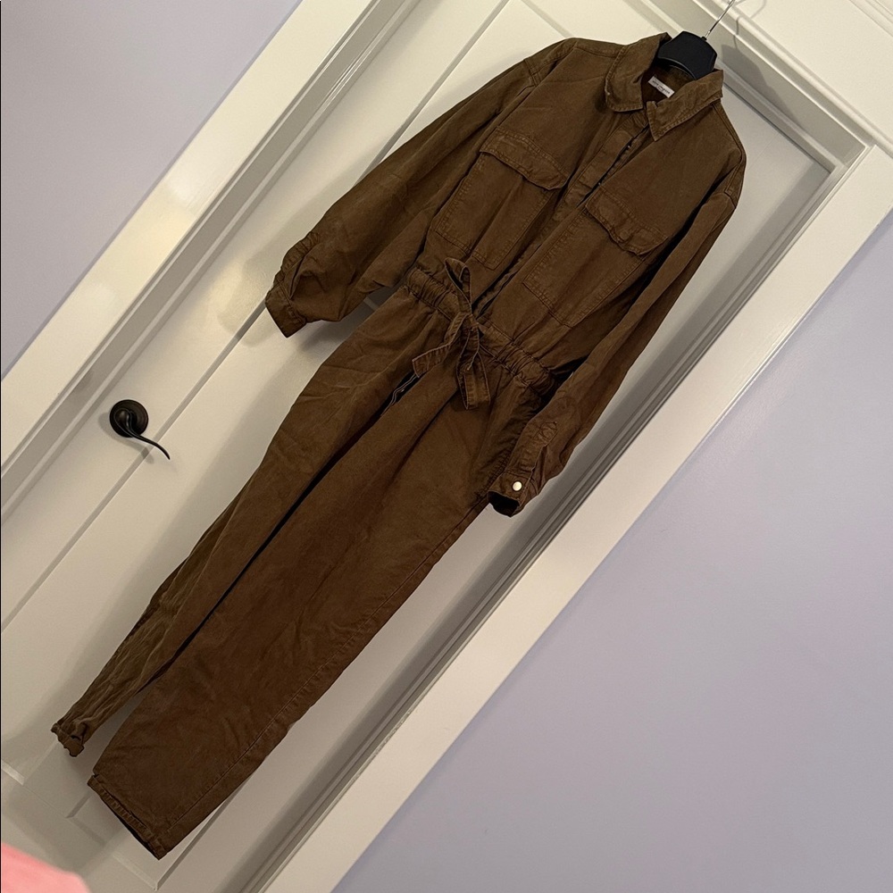 Good American Chocolate Brown Jumpsuit